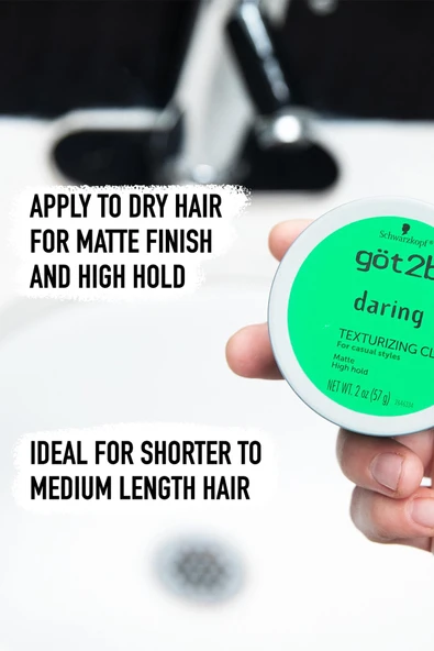 GOT2B Daring Texturizing Clay Şekillendirici Saç Kremi 57GR - 4