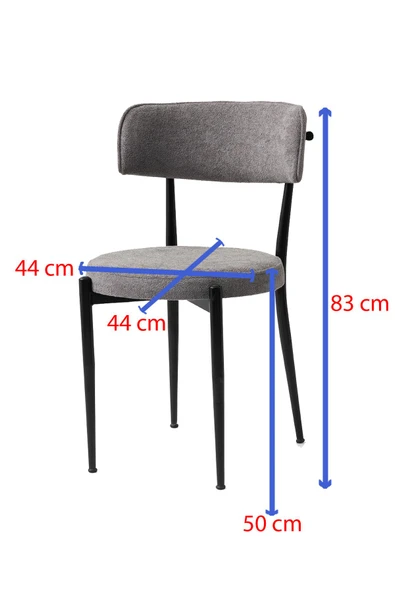 Milano Mdf Ortadan Açılır Masa Sidon 4 Adet Gözde Sandalye Takım - 6