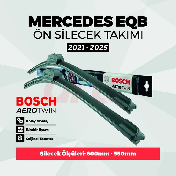 MERCEDES-BENZ EQB 300 Bosch Aerotwin Ön Silecek Takımı (2021-2025) ürün görseli 1