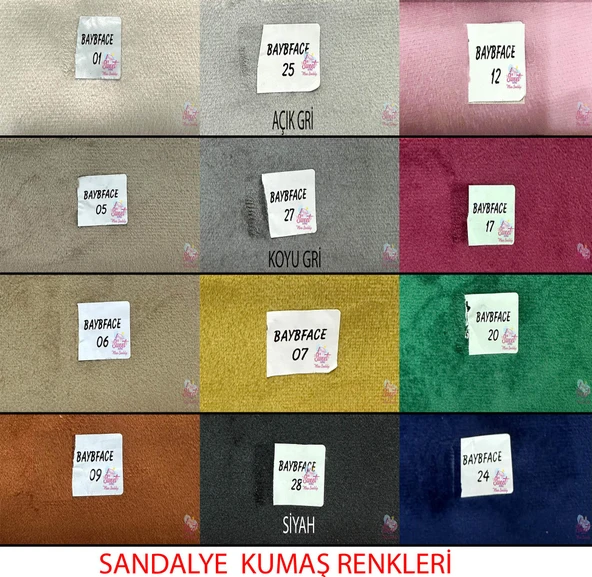 Kelebek Milano Mdf Açılır Masa 4 Adet Vera Sandalye Takım - 7