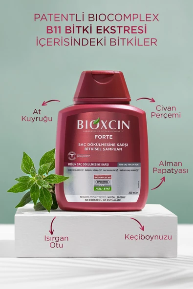 Forte 300 ml Şampuan - Yoğun Dökülme Şampuanı Tüm Saç Tipleri - 8