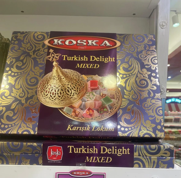 KOSKA KOKTEYL LOKUM 900 GR KOLİ 12 ADET - 2