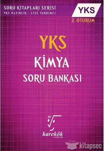 YKS 2. Oturum Kimya Soru Bankası Karekök Yayınları