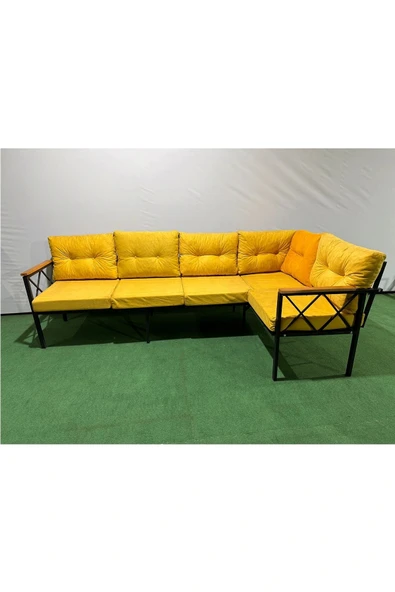 adımshops Köşe Koltuk Takımı , 3 2 Balkon-bahçe-kafe-çay Seti-mutfak Köşe Takımı-oturma Grubu-ofis Koltuğu - 1