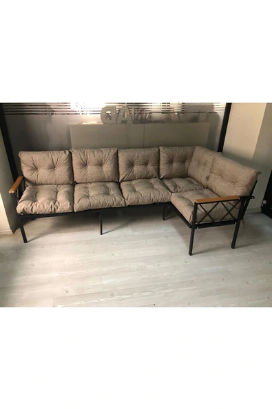 adımshops Miami Köşe Koltuk Takımı , 3+2 Balkon-bahçe-kafe-çay Seti-koltuk Takımı-mutfak Köşesi ürün görseli