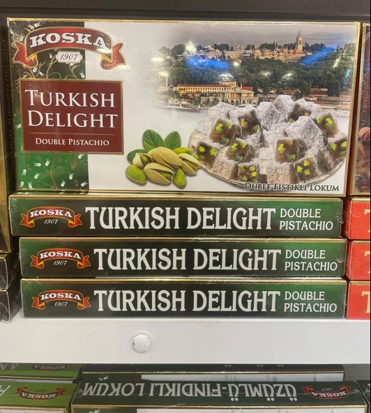 KOSKA DUBLE FISTIKLI LOKUM 400 GR KOLİ 12 ADET - 4