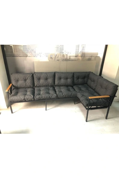 adımshops Miami Köşe Koltuk Takımı , 3+2 Balkon-bahçe-kafe-çay Seti-koltuk Takımı-mutfak Köşesi ürün görseli