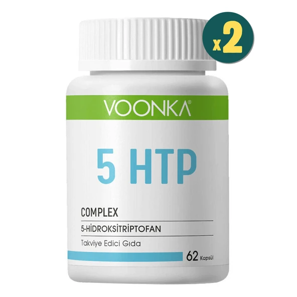Voonka 5-HTP Complex 62 Kapsül 2 Adet