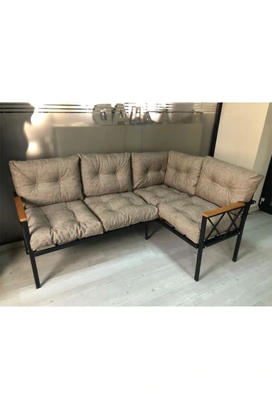 adımshops miami Köşe Koltuk Takımı , 2+2 Balkon-bahçe-çay Seti-mutfak Köşesi