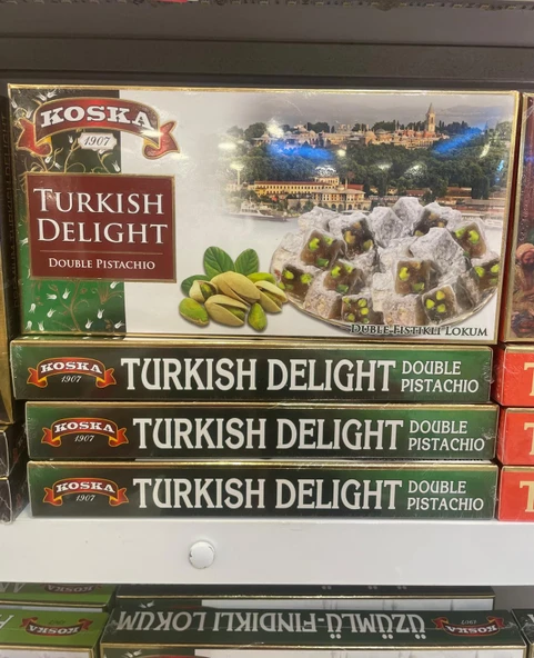 KOSKA DUBLE FISTIKLI LOKUM 400 GR KOLİ 12 ADET - 2