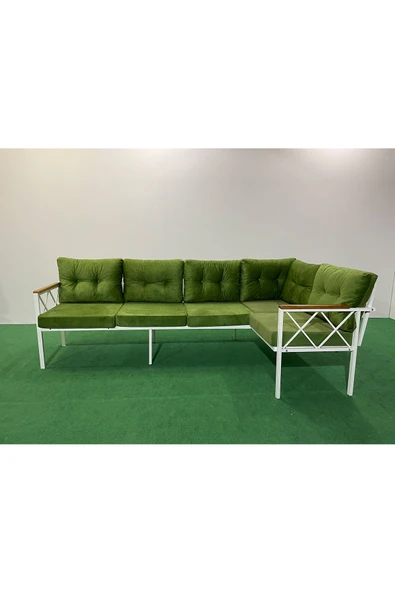 Köşe Koltuk Takımı , 3 2 Balkon-bahçe-kafe-çay Seti-koltuk Takımı-mutfak Köşesi Beyaz Profil