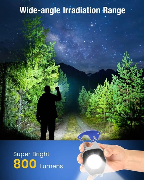 WRT ŞARJLI LED LAMBASI KAMP ÇAKMAK MİNİ FENER - 8