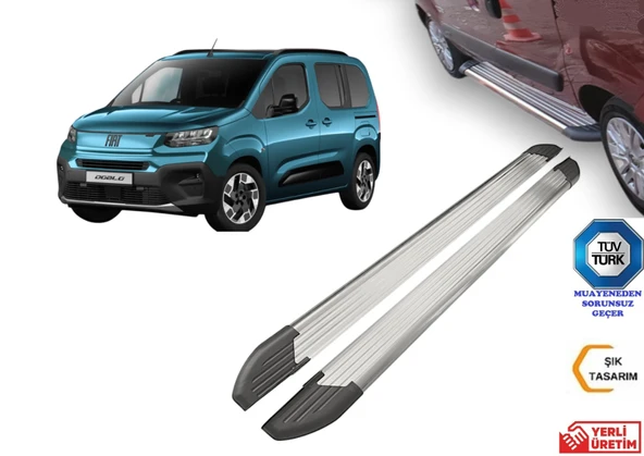 FİAT DOBLO YAN BASAMAK KORUMA KISA ŞASE 2024 2025 2026 2027 - 1