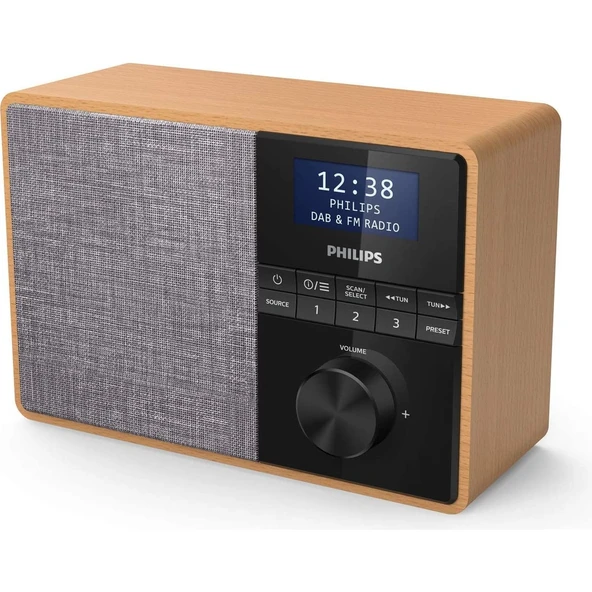 R5505/10 Bluetooth Radyo (Ahşap Kabin, Dab+/fm Radyo, 3 Inç Geniş Bant Hoparlör S