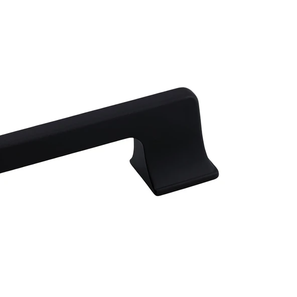 Gediz Metal Mat Siyah Kulp 160 mm 16 cm Mobilya Çekmece Mutfak Dolabı Dolap Kapak Kulplar Kulb Kulpu - Resim 3