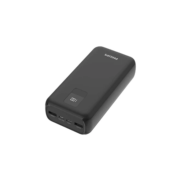 DLP1930CB, 30.000MAH Power Bank ,2x Usb-A & Usb-C Bağlantısı,hızlı Şarj, Siyah DLP1930CB/00