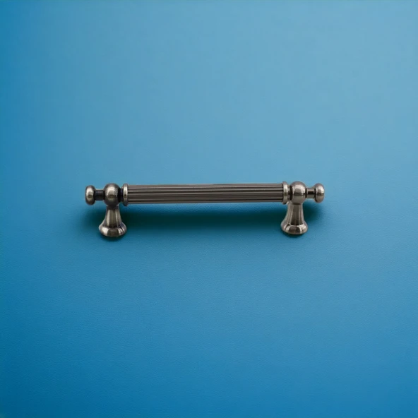 Selçuklu Antik Nikel Metal Kulp 128 mm Mobilya Çekmece Mutfak Dolabı Dolap Kapak Kulpları Kulb Kulpu - 9