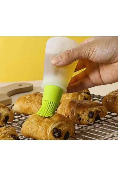 YASİMA 1 ADET Silikonlu hazneli Yağ ve yumurta hazneli fırcalık - 3