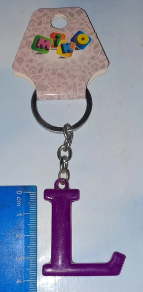 KÜÇÜK PLASTİK L HARFİ ANAHTARLIK