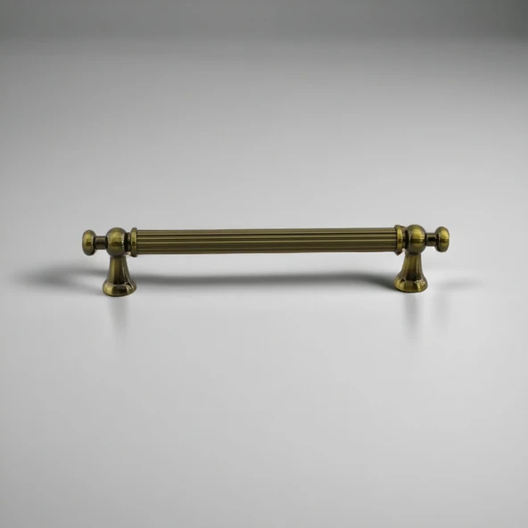 Selçuklu Antik Sarı Metal Kulp 160 mm Mobilya Çekmece Mutfak Dolabı Dolap Kapak Kulpları Kulb Kulpu - 6