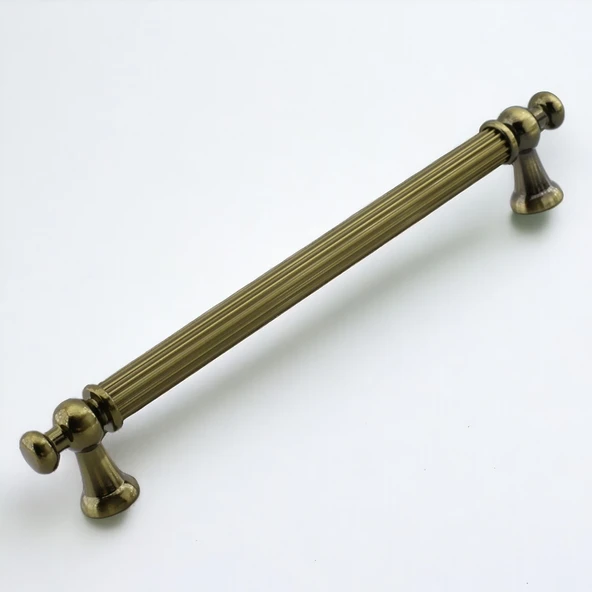 Selçuklu Antik Sarı Metal Kulp 160 mm Mobilya Çekmece Mutfak Dolabı Dolap Kapak Kulpları Kulb Kulpu - 5