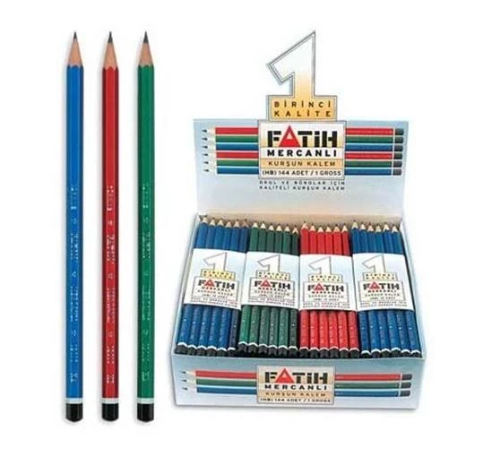 Fatih Kurşun Kalem Mercanlı - 24 adet