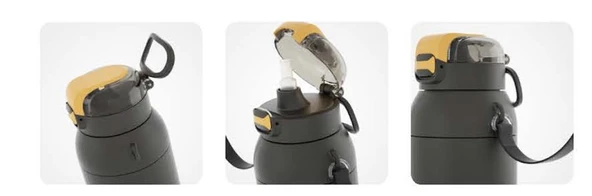 Shotay Dome Çelik Termos Matara 800Ml Lila - 3