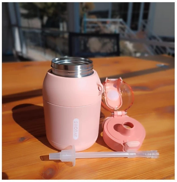 Shotay Dome Çelik Termos Matara 800Ml Yeşil - 6