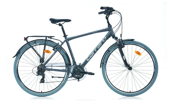 Carraro Elite 704 520H 28 Jant 21 Vites V Fren Mat Antrasit Gri Krom Şehir Bisikleti ürün görseli