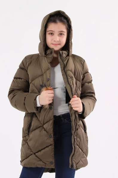 Kız Çocuk Mont 51273 - 8