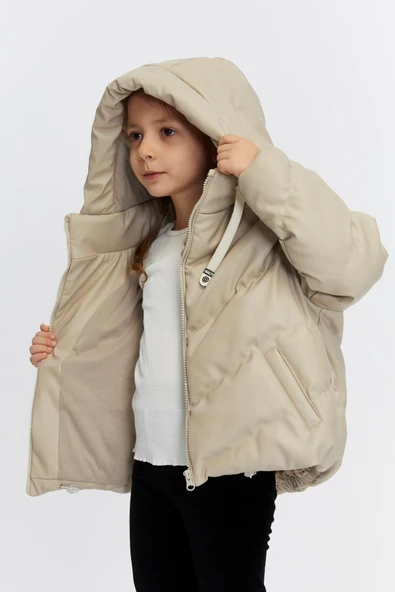 Kız Çocuk Şişme Mont 51320 - 12