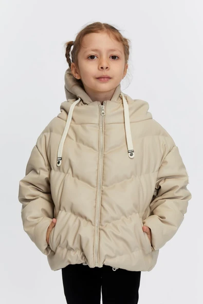 Kız Çocuk Şişme Mont 51320 - 5