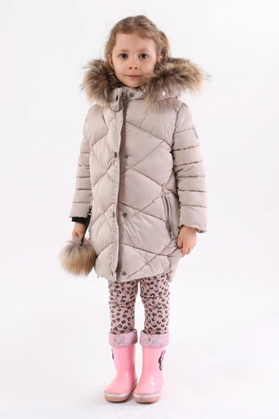 Kız Çocuk Mont 51278 - 8