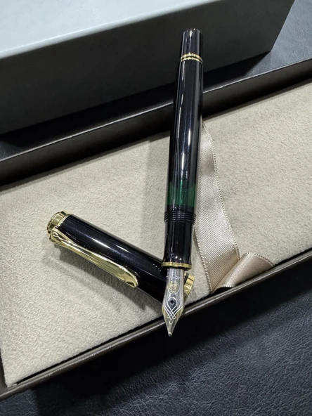 Pelikan Souveran M400 Dolma Kalem Siyah F UÇ - 2