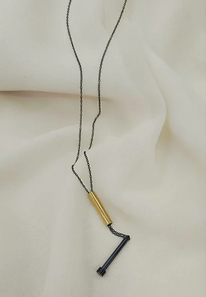 Dilek Kolyesi Çelik 316 L Paslanmaz Silindir Kolye Unisex Not Saklama Zincir - 3