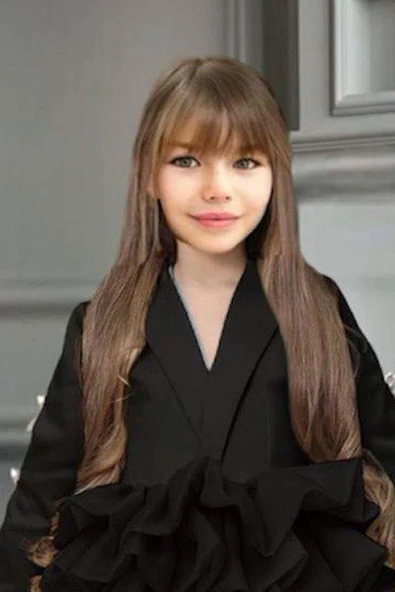 Kız Çocuk V Yaka Kesim Kolları Kurdele Detaylı Kat Kat Kumaş Kabarık Siyah Abiye - Resim 3