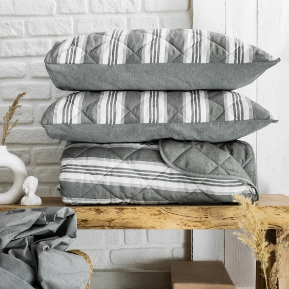 Schafer Home İnfinity Çift Kişilik Complete Set 4 Parça-Haki - 7