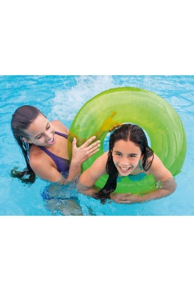 Intex Şeffaf Baskılı Jumbo Simit 76 cm IS59260 - 2