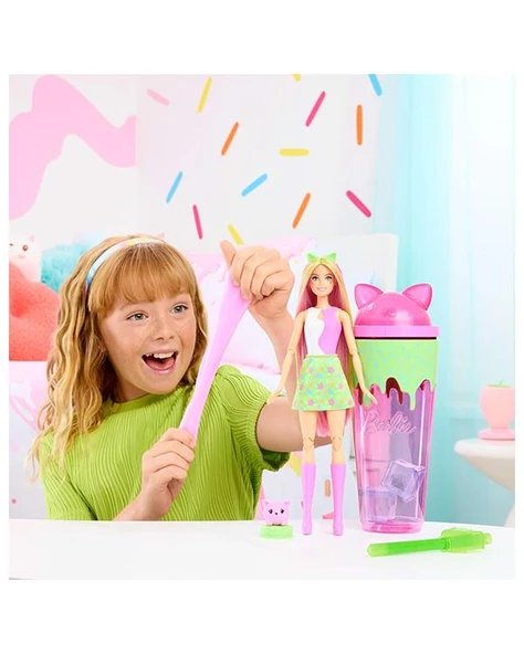 Barbie Pop Reveal Shake Serisi Pembe Kedi JCN88 - 4