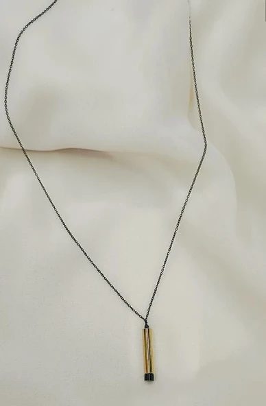 Dilek Kolyesi Çelik 316 L Paslanmaz Silindir Kolye Unisex Not Saklama Zincir - 2