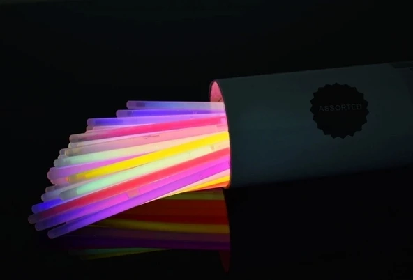 Nessiworld Karanlıkta Parlayan Fosforlu Glow Taç Fosforlu Renkli Taç 6 Adet