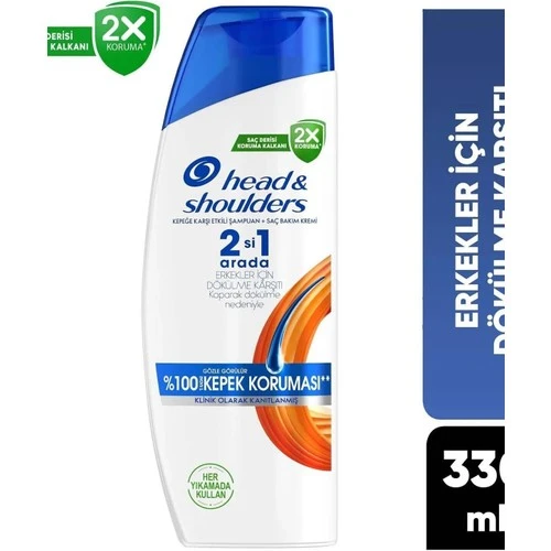 Head & Shoulders Erkek Şampuan 2si1 Saç Dökülmesine Karşı 330ml