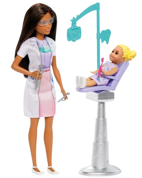 Barbie Kariyer Bebeği Diş Hekimi JCR75 - 3