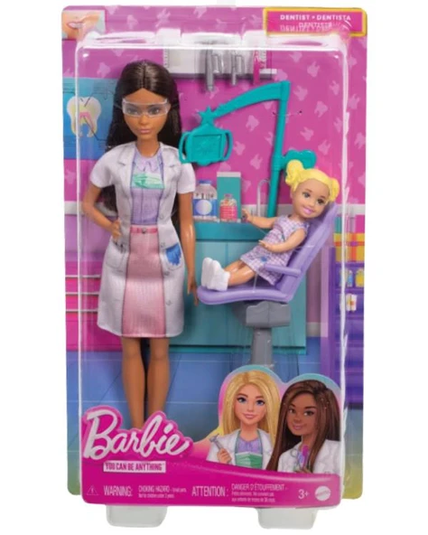 Barbie Kariyer Bebeği Diş Hekimi JCR75