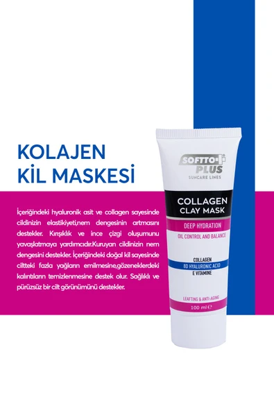 KOLAJEN YAĞ KONTROL VE DENGELEYİCİ KİL MASKESİ 100 ML - 2