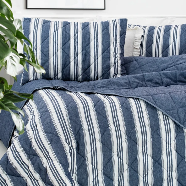 Schafer Home İnfinity Çift Kişilik Complete Set 4 Parça-İndigo - 5