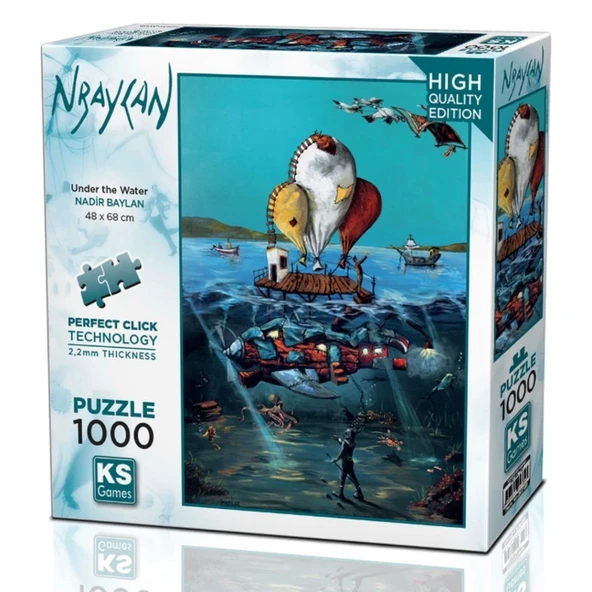 Nessiworld Ks Games Under The Water Puzzle 1000 Parça 20709 ürün görseli 1