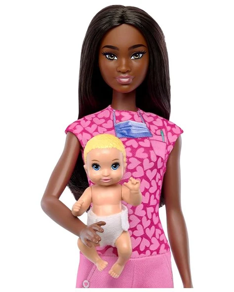 Barbie Kariyer Bebeği Bebek Doktoru JCR73 - 3