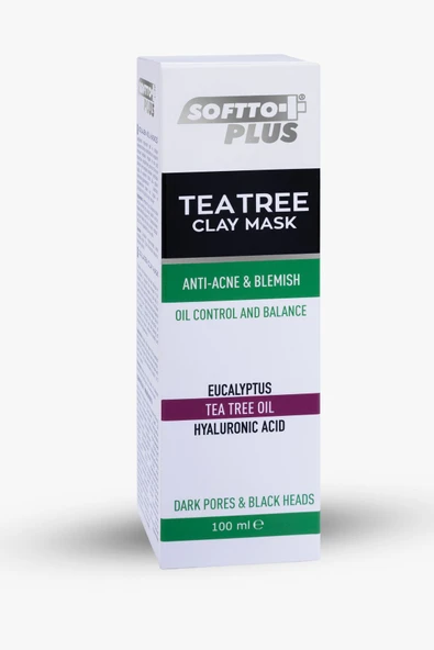 ÇAY AĞACI SİVİLCE VE AKNE KARŞITI KİL MASKESİ 100 ML - 4