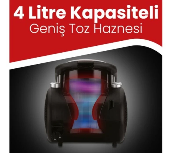 Goldmaster Proextra PE-3250K Süpürge Kırmızı - 8